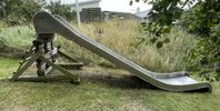 Rutschkana i rostfri plåt
