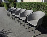 6 st uterum/ute-stolar i konstrotting – 500 kr/st
