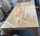 Mat/köksbord i ek