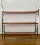 Original retro teak stringhylla i fint skick