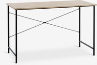 Skrivbord VANDBORG 60x120 ljus ekärgad/svart