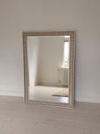 IKEA SONGE stor spegel silverfärgad, 91x131cm