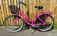  Wilma Velocity Rosa 24” flickcykel – 3-växlad (Nexus)