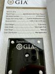 Diamant Ljus Rosa 0.28ct GIA Certifikat