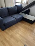 Bäddsoffa med en divan 