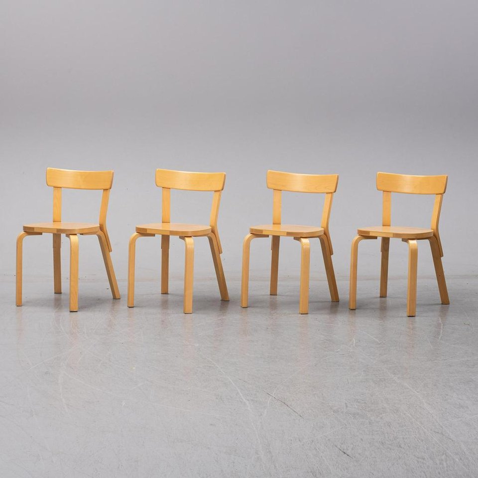 4 st Stol 69, Alvar Aalto
