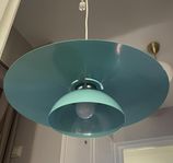 Retro taklampa turkos