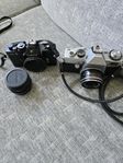 Praktica LB och Cosina CS-1 fotokamera