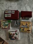 Nintendo 3ds med 5 spel
