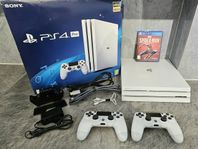 PlayStation 4 Pro 1TB 2 kontroller+ Laddstation + Spiderman