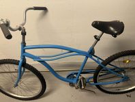 Blå Herrcykel