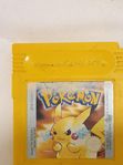 Pokemon Yellow, Gameboy Colour.