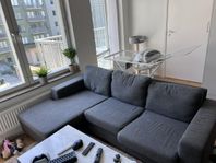 2-sits med flyttbar divan