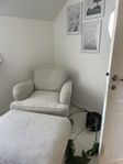 Fåtölj med fotpall Mio Oxford