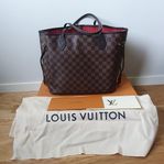 Louis Vuitton Neverfull MM – Damier Ebene Cerise Red