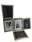 8 stycken Fotoramar 18*24 cm vacker silver/mörk färg Nyski