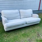 Soffa Howardsoffa beige avtagbar klädsel