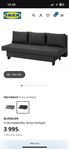 bäddsoffa ikea Älvdalen 