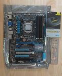Moderkort ASUS p8z77-v lk & RAM DDR3 Corsair Vengeance 32GB
