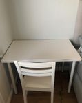 skrivbord och stol IKEA