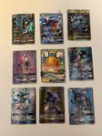 9 st GX Pokemonkort 