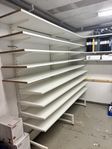 Sparring konsoler med nio hyllplan 205-230cm