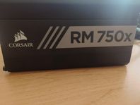 Corsair RM750x nätaggregat (750W, 80 Plus Gold, helmodulär