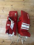 Målvaktsbenskydd Bauer junior 30+ Large