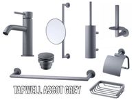 NYA I KARTONG Tapwell badrum set - Ascot grey