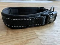 hund halsband ny justerbar svart 