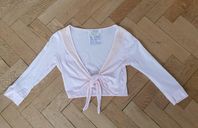 Rosa Bolero med sequins strl xs 400kr nyskick