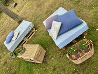Gratis Festsittning Trädgårdslounge 