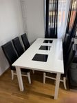 bord och 6 stolar 