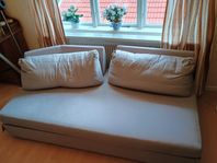 Bäddsoffa, grå