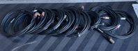 xlr kabel 10st 5m långa