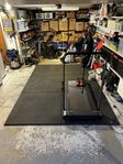 Gymgolv. Stötdämpande 1x1m, 20mm - Svart