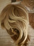 Fin Hårförlängning Gyllene Ask Blond för kvinnor 