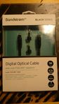Optokabel 1m med adapters mini toslink