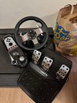 G27 ratt med växelspak och pedaler 