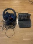 logitech g29, ratt och pedal