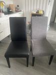 6st Skinnstolar MIO med tillhörande överdrag