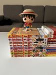 One Piece, Vol 1-8 + funkpop 