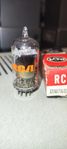 RCA 12AU7A/ECC82 D Side Getter Clear Top NOS 50 talet