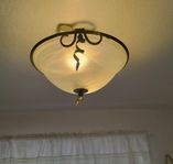 PLAFOND COTTEX Sweden vintage 1970-/80 tal i  glas ocmetall.