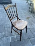 Äldre pinnstolar 4st shabby 
