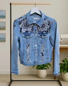 Hand-painted denim jacket 