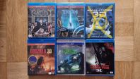 5 pack Blu-ray 3D Filmer
