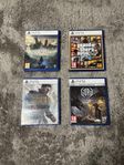 PS5 spel säljes, GTA 5, Immortals, Gord, Hogwarts Legacy!