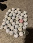 40+ olika golfbollar 