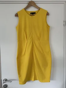 Gul klänning, strl L / XL